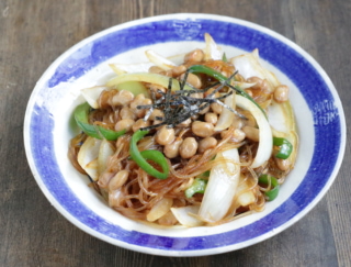 簡単調理でリピ決定！ ヘルシー韓国風「納豆チャプチェ」 #腸活レシピ