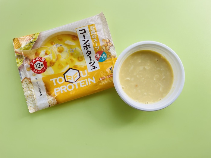 豆腐のスープ コーンポタージュ
