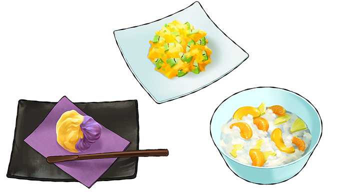 紫芋やキウイ!?おせちやおやつに、変わりきんとんレシピ3選